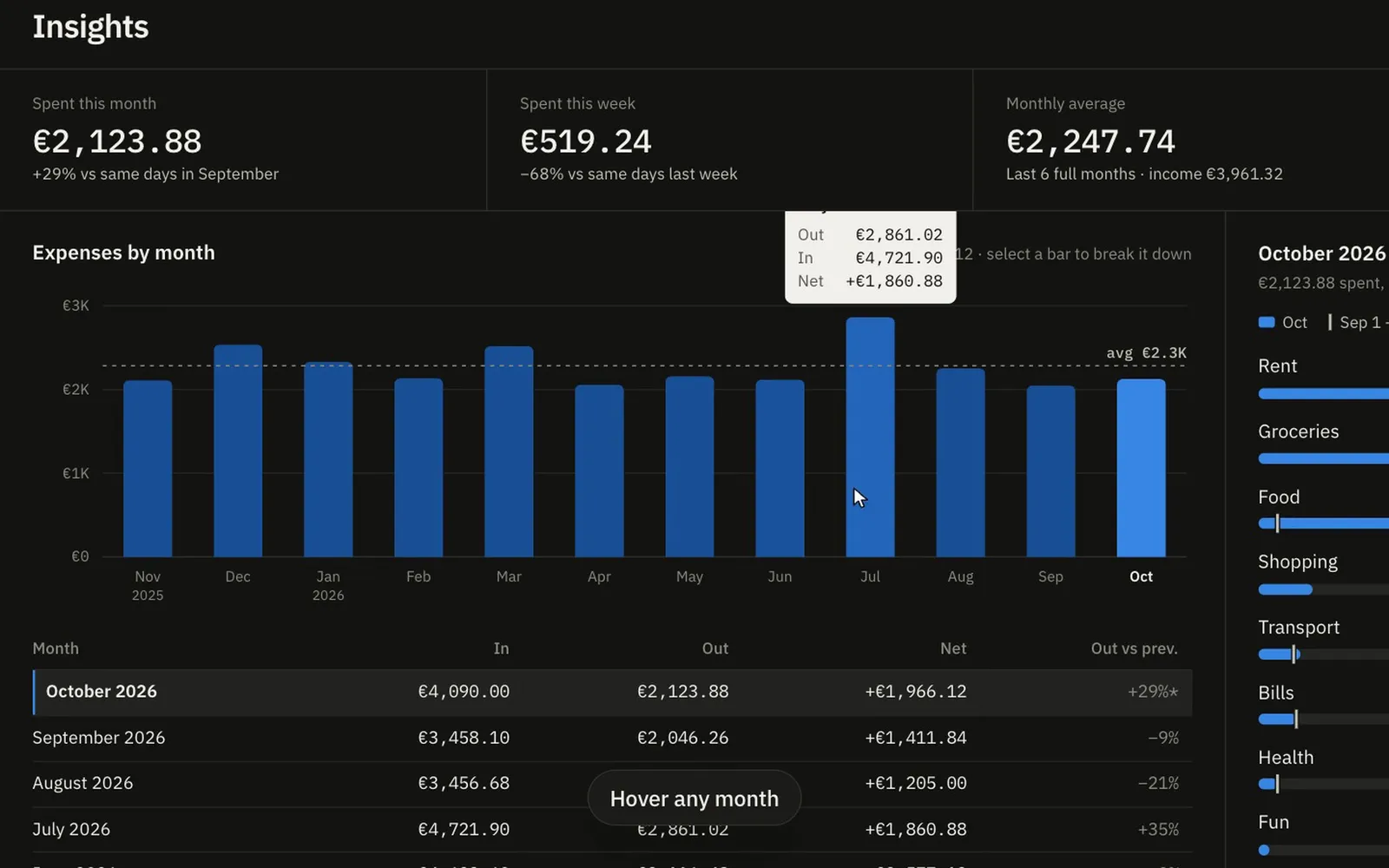 Ledger screen 2
